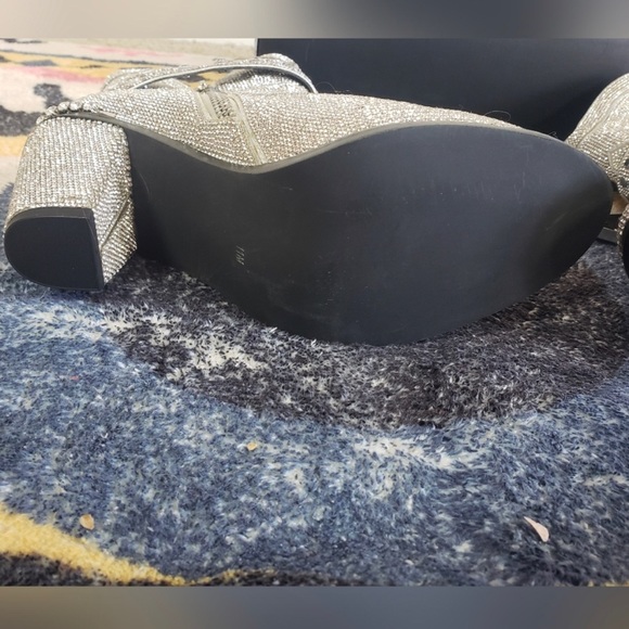 Shine Cowboy Boots - Silver - Picture 4 of 8